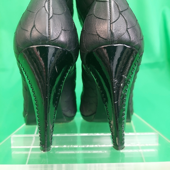 Diesel Embossed Ankle Booties - Picture 5 of 13